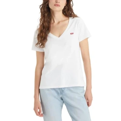Bild av Levi&#039;s Perfect Tshirt med print, Storlek: XXS, White