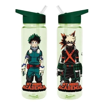Bild av My Hero Academia vattenflaska (Rivals Design) genomskinlig plast 540 ml Officiell vara, Durchsichtig