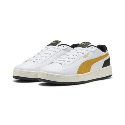 Bild av PUMA Herr Court Classico Sportstyle Core, Vitt arkiv guld svart gul, 41 EU