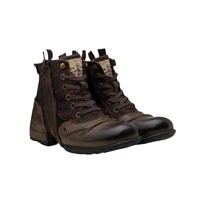 Bild av Replay herr Gmu01 .000.c0003l Biker Boots, Dk Brn 018, 44 EU