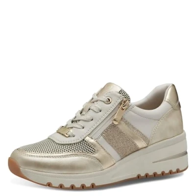 Bild av Marco Tozzi Sneakers, Storlek: 39, Cream comb Textil/syntet