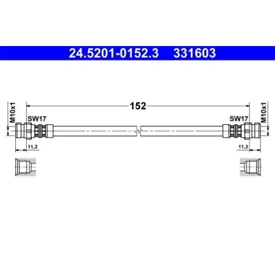 Bild av ATE 24.5201 0152.3 Flexible De Frein 152