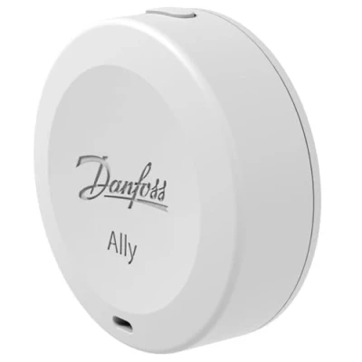 Bild av Danfoss Ally Room Sensor 014G2480, Zigbee certifierad, trådlös, fjärrstyrd rumssensor för Radiatortermostater