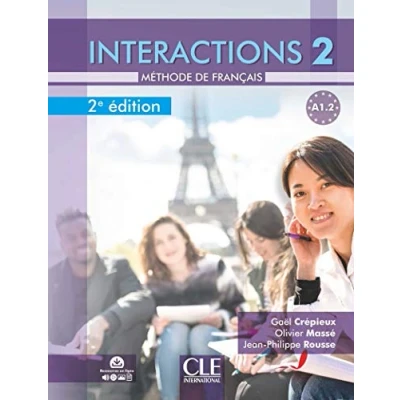 Bild av Interactions 2 Niveau A1.2 Livre de l&#039;élève + Audio téléchargeable en ligne 2ème édition: Méthode français