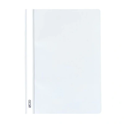 Bild av Herlitz 976472 A4 PP snabbhäftapparat med transparent framlock, 10 stycken, vit
