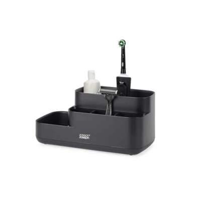 Bild av Joseph EasyStore Badrumsförvaring Caddy Organizer för badrumstillbehör, med 5 fack, Matt Svart