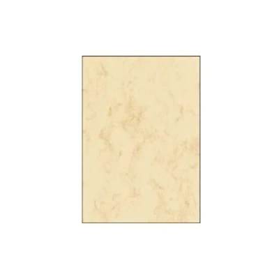 Bild av Sigel DP907 marmorerat skrivpapper, A5, 90 gsm dubbelsidigt, beige, 100 ark
