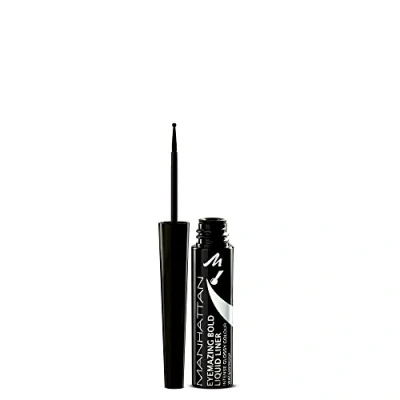 Bild av Manhattan Eyemazing Bold Liquid Liner, vattentät svart flytande eyeliner med bollformad spets för särskilt enkel applicering, färg 001, 1 x 3 ml