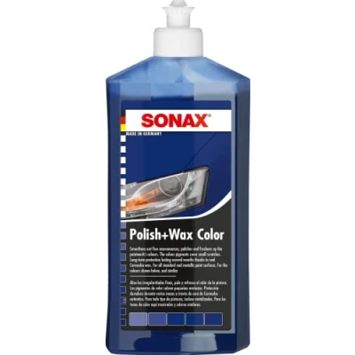 Bild av Färgvax blå Sonax Polish &amp; wax color (blue) NanoPro, Universal