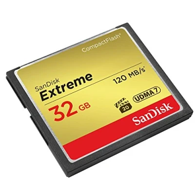 Bild av SanDisk SDCFXSB 032G G46 Extreme UDMA7 Kompakt Flash kort (32 GB), Svart