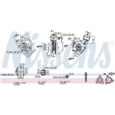 Bild av Turboaggregat Nissens 93224