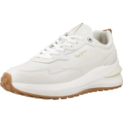 Bild av Pepe Jeans Winslow Action W Sneakers, Storlek: 39, Factory white Skinn