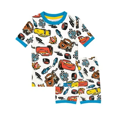 Bild av Disney Pojkar Pyjamas Cars Vit 110