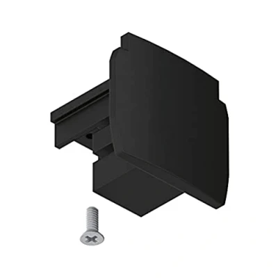 Bild av Paulmann 91384 ProRail3 skensystem kontaktdon ändlock 1 pack 35x31.5mm svart tak skena plast