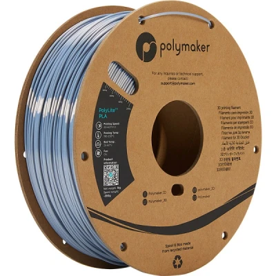 Bild av Polymaker PolyLite Silk PLA Silver 1.75mm 1kg