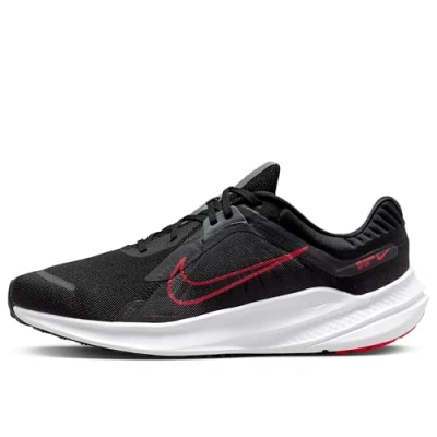 Bild av Nike Quest 5 sneakers för män, Black University Red Smoke Grey, 42.5 EU