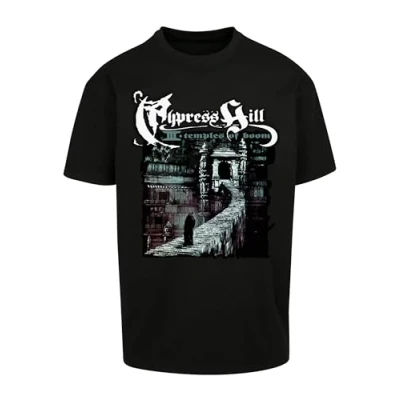 Bild av Mister Tee Cypress HILL Temples OF BOOM Tshirt med print, Storlek: Medium, Black