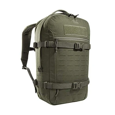 Bild av Tasmanian Tiger TT modulär dagryggsäck XL Molle kompatibel dagryggsäck, lätt vandringsryggsäck med dricksystem förberedelse 23 Liter volym, oliv,