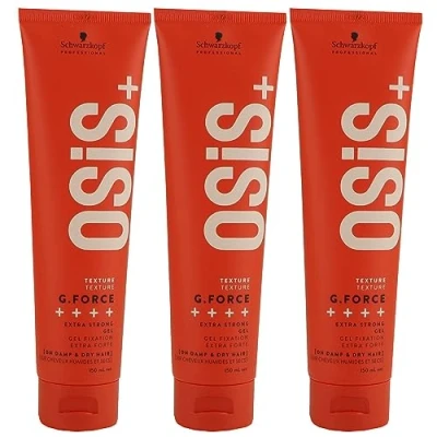 Bild av Schwarzkopf OSIS TEXTURE G.FORCE Styling Gel 150 ml 3 pack (3 x ml)