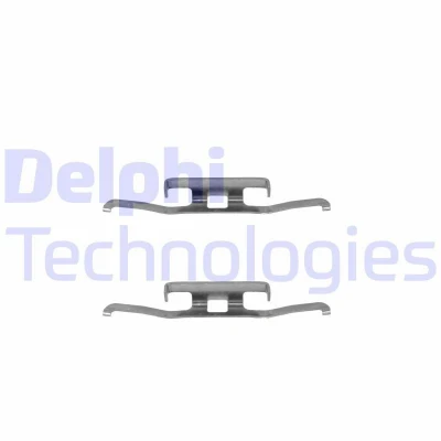 Bild av DELPHI LX0198 Kit d&#039;accessoires, plaquette de frein à disque BMW: 6 Coupe, 7, 3 Berline