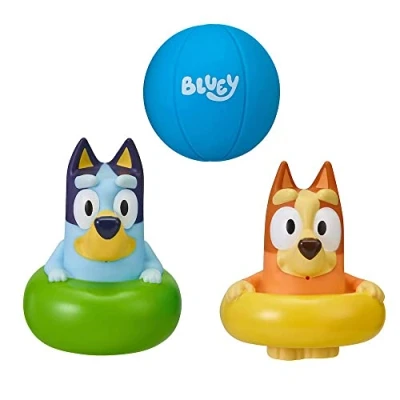 Bild av Bluey Official 3 Pack Bath Squirters Toy with Bluey, Bingo and Ball