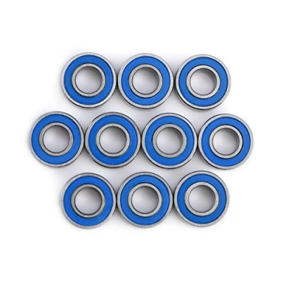 Bild av Walfront 10 stycken miniatyr st?l skateboard kullager 5mm x 11mm 4mm dubbla sk?ldkullager zz MR115 2RS