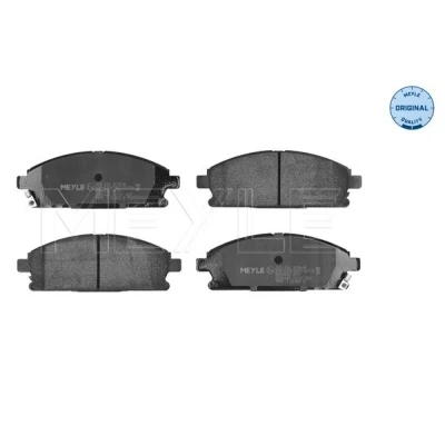 Bild av MEYLE 025 234 2016/W Jeu de plaquettes frein ORIGINAL Quality Essieu avant avec indicateur d&#039;usure tôle anti bruit NISSAN: X Trail