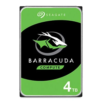 Bild av Seagate BarraCuda, 4TB, Intern Hårddisk, 3,5&quot;, SATA, 6GB/s, 5400 RPM, 256 MB cache, för stationär dator, FFP (ST4000DMZ04)