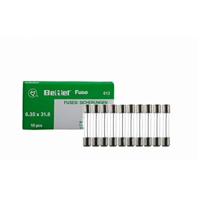 Bild av 10 paket säkringar A tröga 6,3 x 32 mm