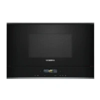 Bild av Siemens iQ700 BE732R1B1, Inbyggd, Kombinationsmikrovågsugn, 21 l, 900 W, Röra, Svart