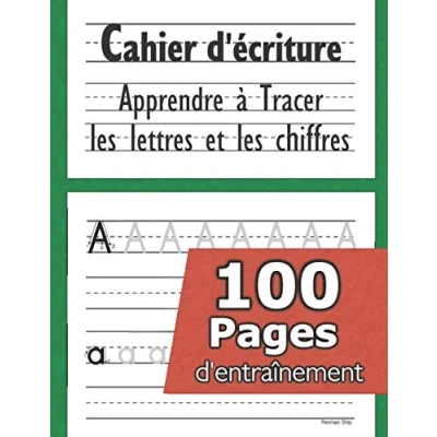 Bild av Cahier d&#039;écriture apprendre à tracer les lettres et chiffres: CP 3 5 ans Mon a écrire l&#039;alphabet Maternelles