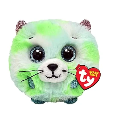 Bild av TY Evie katt Beanie bollar 3 tum baby mjuk leksak samlarobjekt mysig tygteddy