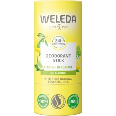 Bild av WELEDA Citrus Bergamot Deodorant Stick 24 timmars effektivitet vegan* Natrue certifierad** 50 g