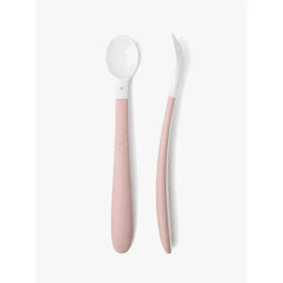 Bild av BabyBjörn Matningssked 2 Pack, Blekrosa