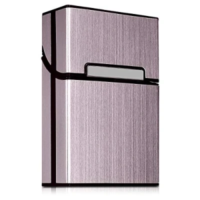 Bild av kwmobile Cigarettfodral i plast skyddande cigaretthållare med magnetstängning svart, Rose Gold