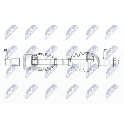 Bild av NTY NPW CH 108 Arbre de transmission