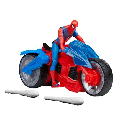 Bild av Spider Man Web Blast Cycle incl 10 CM Fig