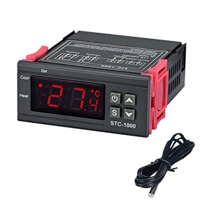 Bild av COVVY STC 1000 Digital temperaturkontroll Celsius termostat AC 110 220 V värmekylningsstyrenhet/med 3 fot NTC sensorsond