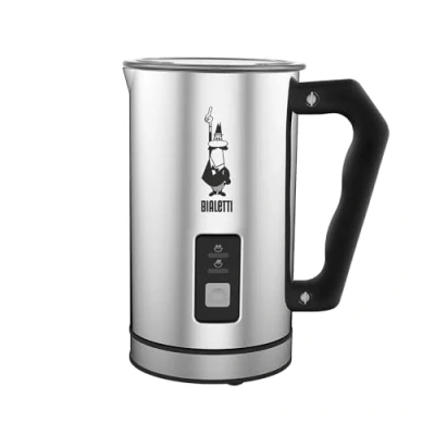 Bild av Bialetti 20004430 Mjölkskummare, Silver, Svart, 16 x 12.5 19 cm