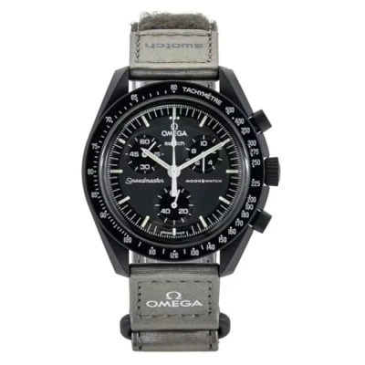 Bild av Swatch Bioceramic uppdrag till kvicksilverklocka, unisex, Grå, Klassisk