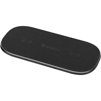 Bild av VARTA Wireless Charger Multi, trådlös laddare, Qi kompatibel laddningsstation, samtidig laddning av 2 enheter, inklusive USB C laddkabel, fungerar också med skyddsfodral