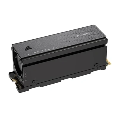Bild av CORSAIR MP700 PRO SE med Luftkylare 2 TB M.2 PCIe Gen5 x4 NVMe 2.0 SSD 2280 Upp till 14 000 MB/s Sekventiell Läshastighet 3D TLC NAND Hög Densitet Svart