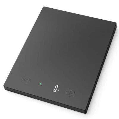 Bild av Homebuds 10 kg digital köksvåg med hög precision 1g, vår egen professionella fabrik för matvågar sedan 2001, matlagning och bakning, LED, 3*AAA batterier ingår, Svart