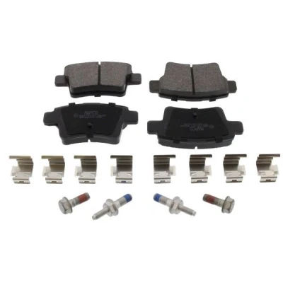 Bild av MAPCO 6962 Jeu de plaquettes frein Essieu arrière contact signal d&#039;usure exclu avec tôle anti bruit CITROËN: C4 Picasso 1, I Grand