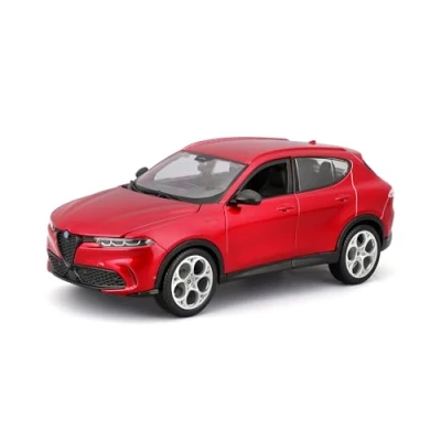 Bild av Bburago Alfa Romeo Tonale Realistisk bilmodell i skala 1:24, Diecast replika med öppningsbara dörrar och motorhuv, officiell licens, rekommenderad ålder 3+ år