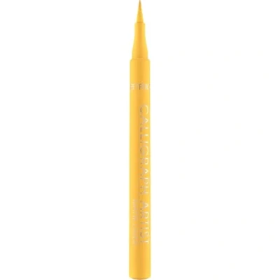 Bild av Catrice Calligraph Artist Matte Liner, Eyeliner, nr 040, gul, omedelbart resultat, färgintensiv, matt, vegansk, utan mikroplastiska partiklar, nanopartiklar fri, parfym, 1 pack (1,1 ml)