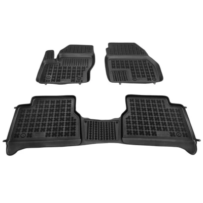 Bild av REZAW PLAST 200619 Ensemble de tapis sol Caoutchouc avant noir FORD: Transit Connect V408 Van, Mk2 Break