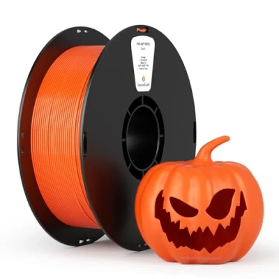 Bild av PETG filament 1,75 mm kexcelled, kemisk beständighet, låg temperaturbeständighet, för 3D skrivare, uppgradering av kartongrulle +/ 0,03 mm, 1 kg rulle (2,2 lbs), orange