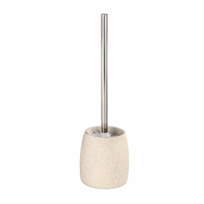 Bild av WENKO Goa beige Toalettborsthållare, polyresin, 11,8 x 38,5 cm,