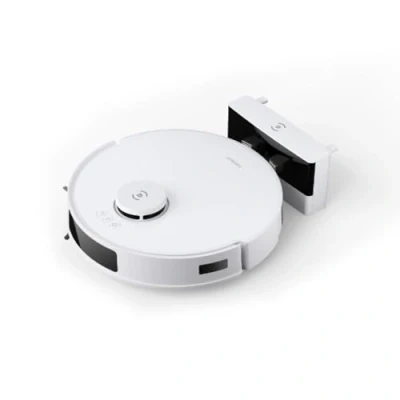 Bild av ECOVACS DEEBOT N20, robotdammsugare med torkarfunktion, anti hårtrassel, 300 minuters körtid, 20 mm dörrtrösklar, TrueMapping intelligent banplanering, vit